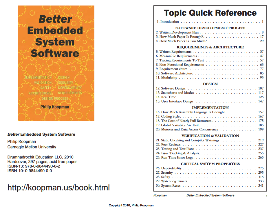 Embedded systems skill roadmap overview